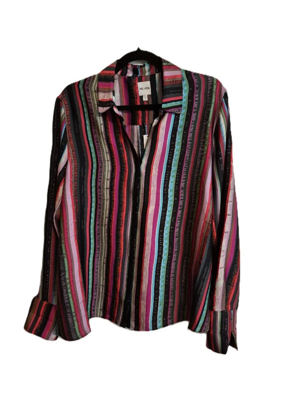 NIC+ZOE Vivid Vision Shirt NWT Large